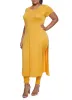 Plus Size Soft Knit Maxi Tee sold by Rainbow