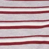 Striped Cropped Toggle Drawstring Hem Sweatshirt sold by Rainbow