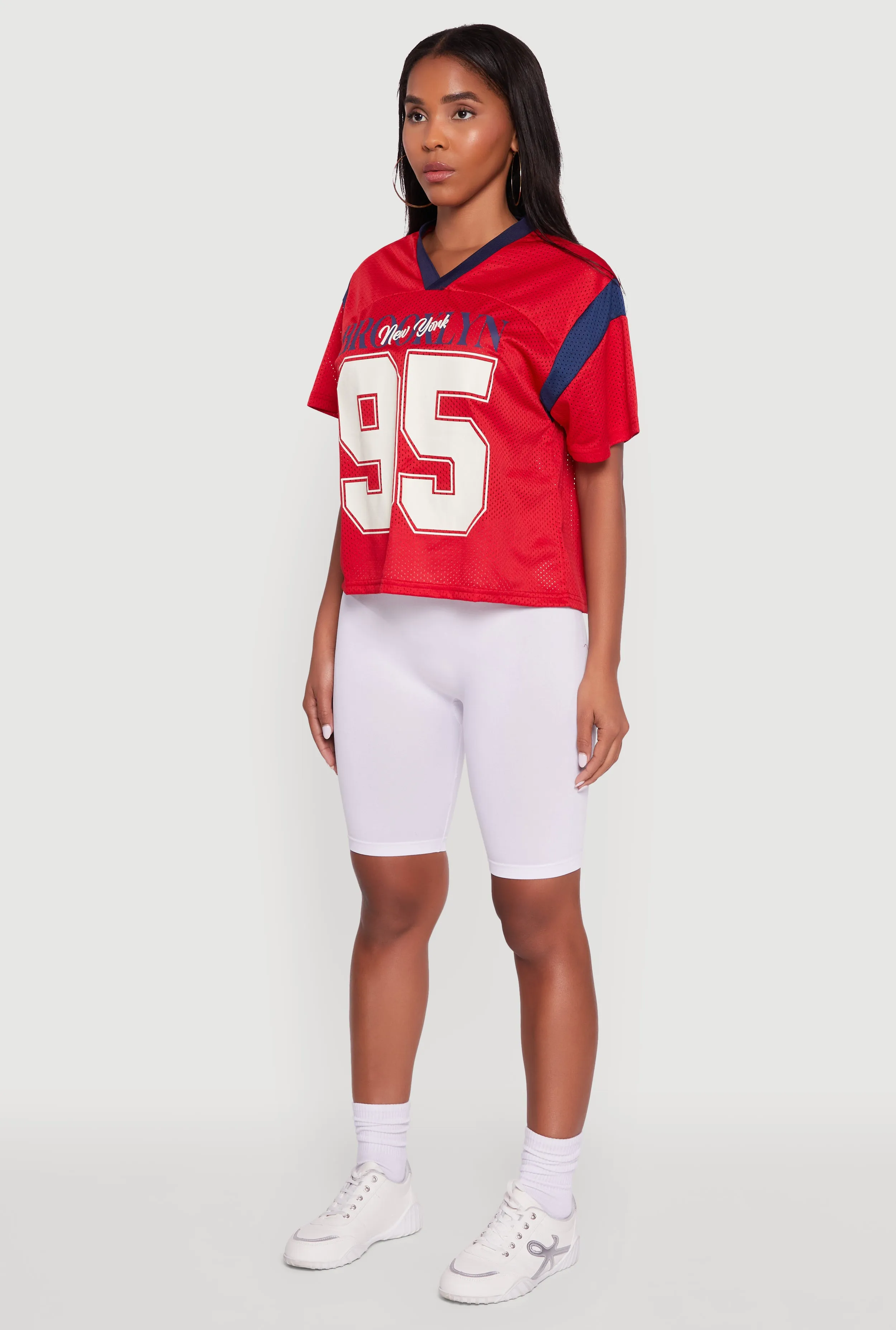 Contrast Trim Brooklyn New York 95 Graphic Jersey sold by Rainbow product image thumbnail 5