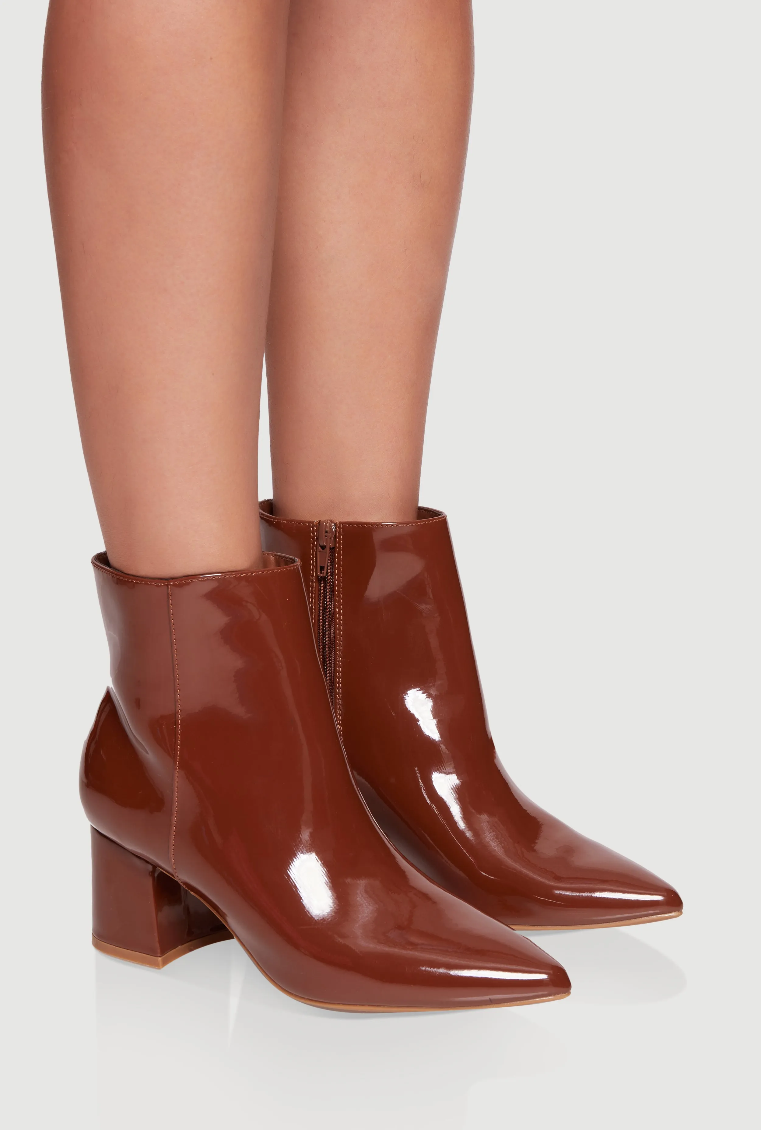 Pointed Toe Block Heel Booties sold by Rainbow product image thumbnail 2