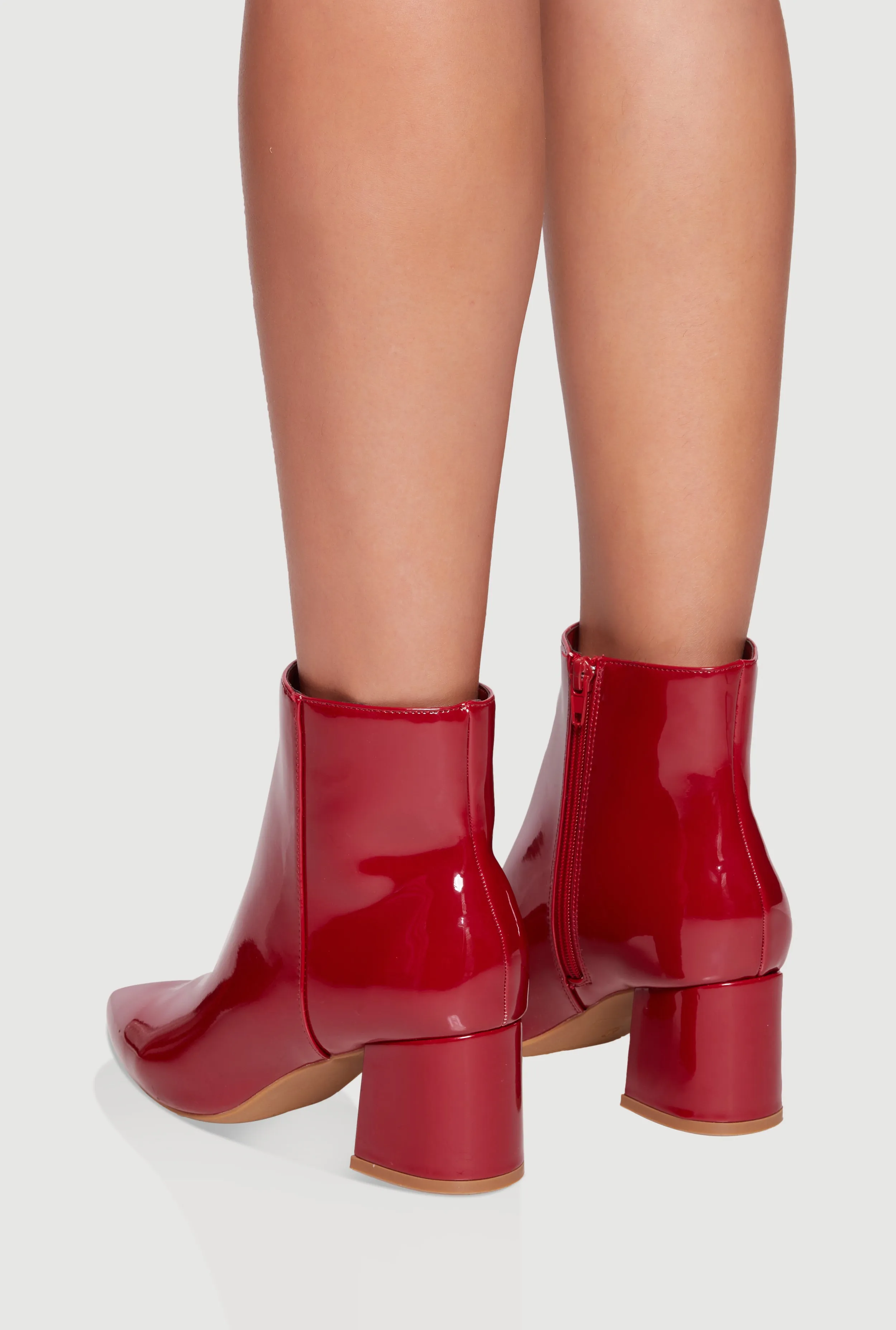 Pointed Toe Block Heel Booties sold by Rainbow product image thumbnail 3