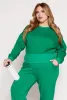 Plus Size Fleece Pullover Sweatshirt sold by Rainbow