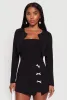 Crepe Knit Long Sleeve Bolero sold by Rainbow