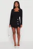 Crepe Knit Long Sleeve Bolero sold by Rainbow