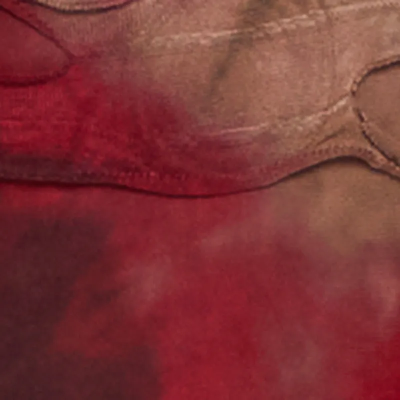 Plus Size Tie Dye Slashed Tie Front Top sold by Rainbow product image thumbnail 4