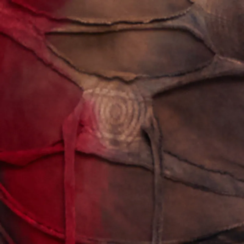 Plus Size Tie Dye Slashed Flare Pants sold by Rainbow product image thumbnail 4