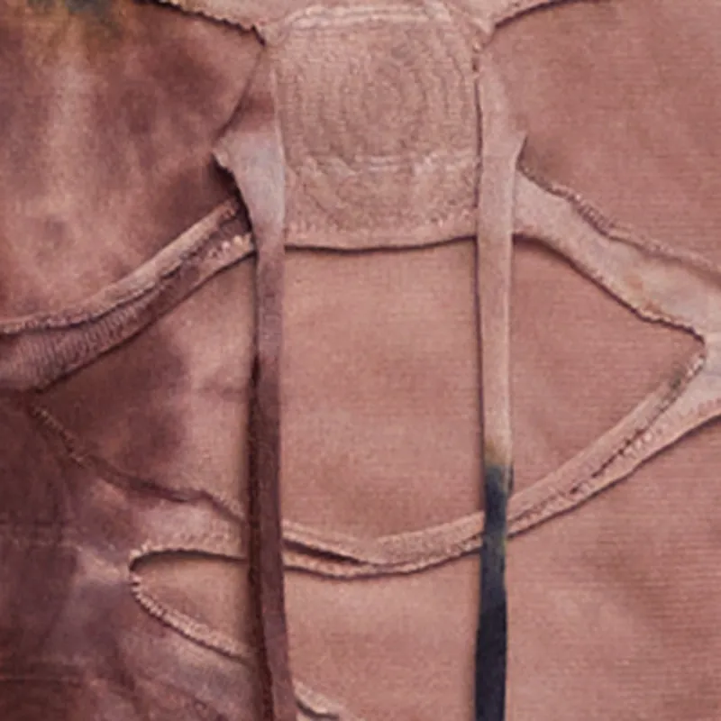 Plus Size Tie Dye Slashed Tie Front Top sold by Rainbow product image thumbnail 4