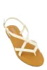 Criss Cross Strappy Thong Sandals sold by Rainbow