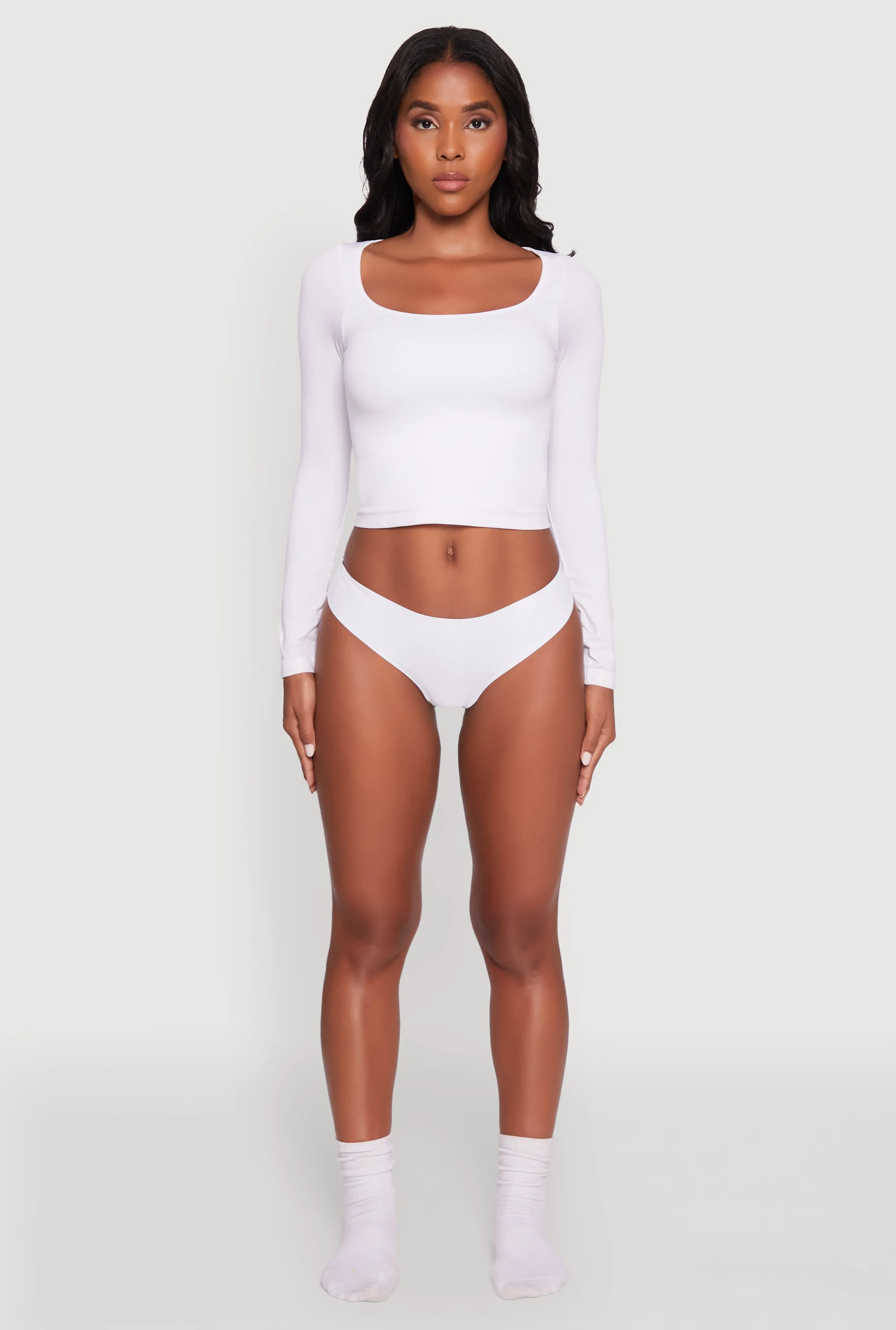 Laser Cut Seamless Thong Panty sold by Rainbow product image thumbnail 2