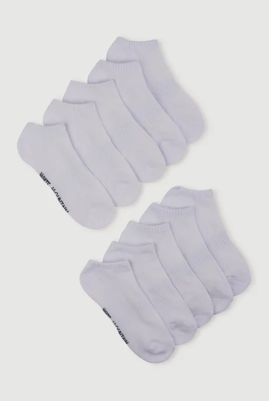 Low Cut Socks 10 Pack Size 4-10 sold by Rainbow