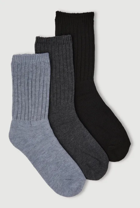 Assorted Slouch Boot Socks 3 Pack Size 4-10 sold by Rainbow
