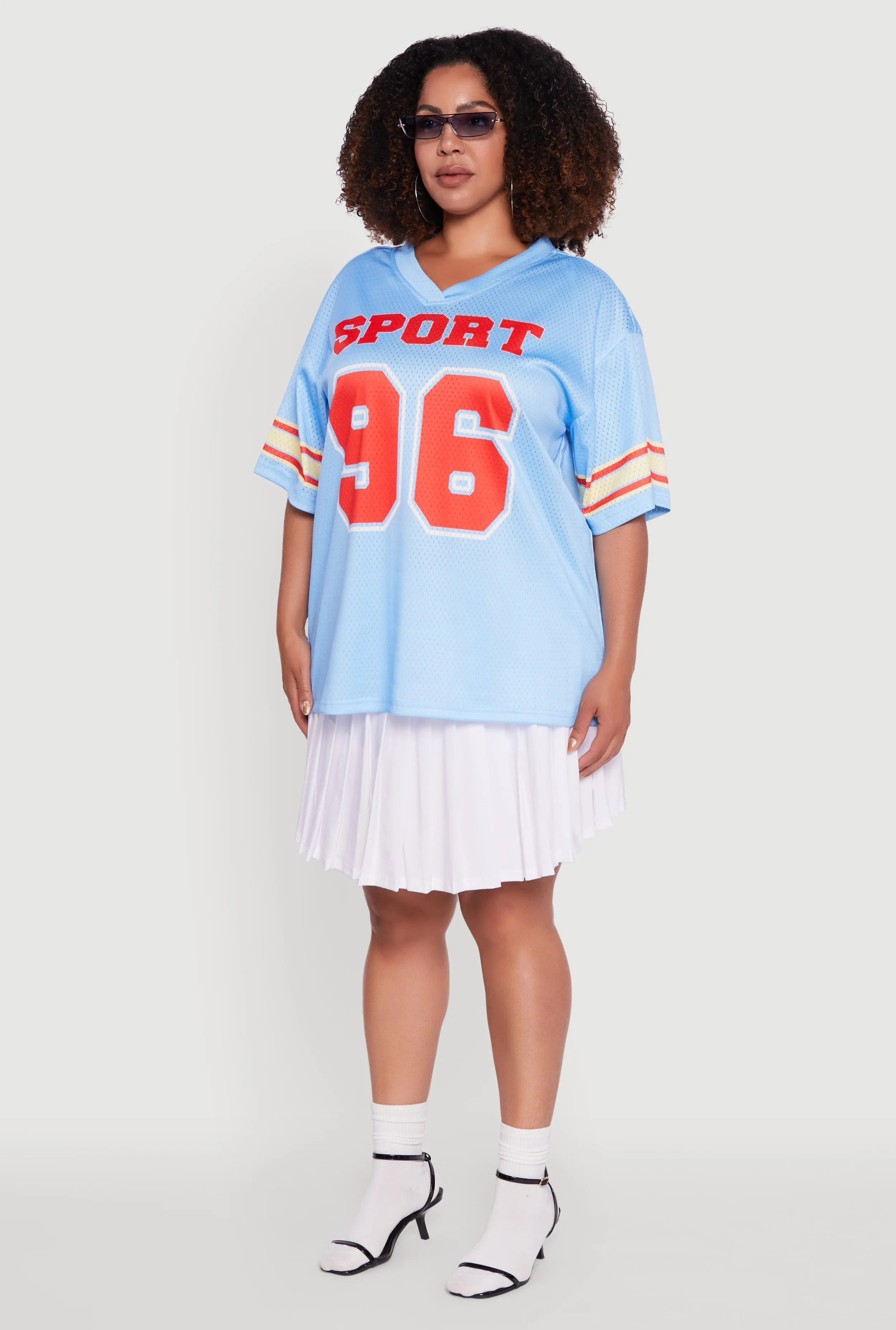 Plus Size Sport 96 Graphic Football Jersey sold by Rainbow product image thumbnail 5