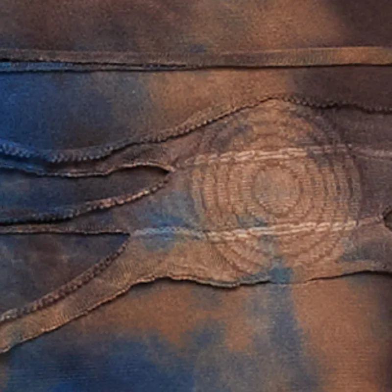 Tie Dye Slashed Tie Front Top sold by Rainbow product image thumbnail 4