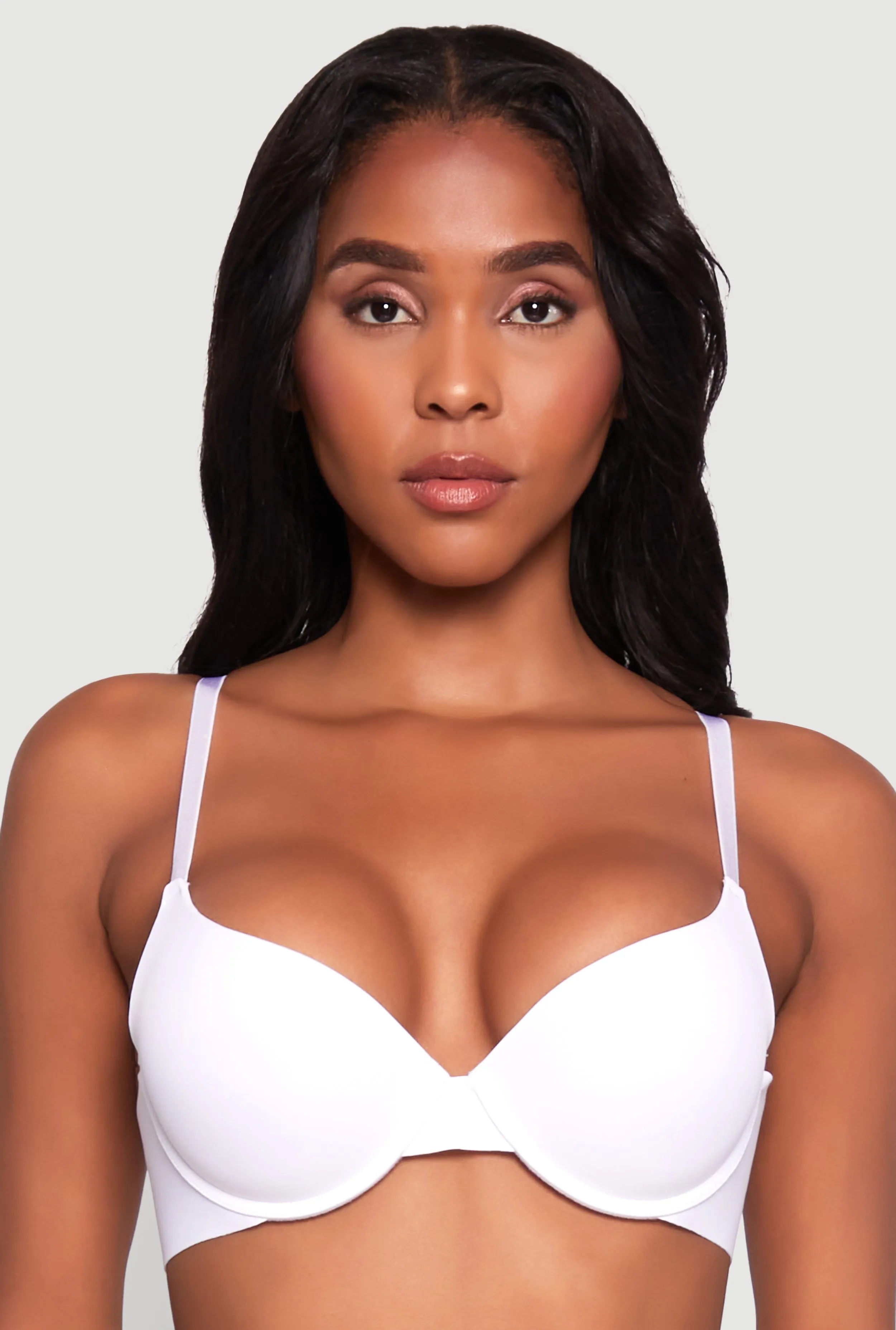 Laser Cut Plunge Bra with Adjustable Straps sold by Rainbow