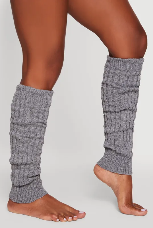 Ribbed Knit Leg Warmers sold by Rainbow