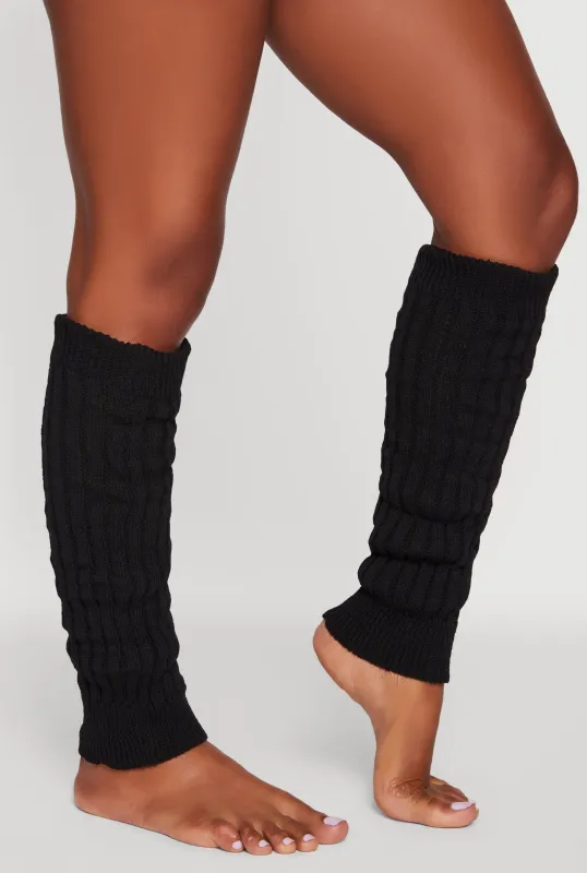 Ribbed Knit Leg Warmers sold by Rainbow