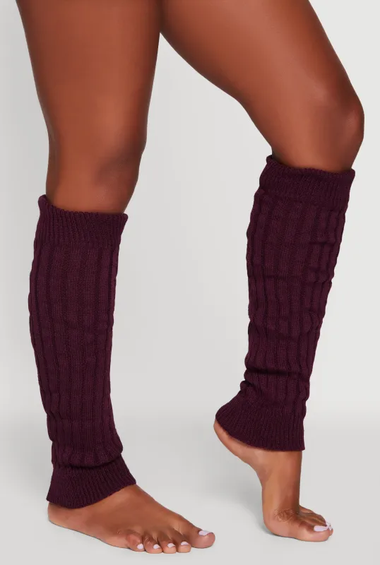 Ribbed Knit Leg Warmers sold by Rainbow