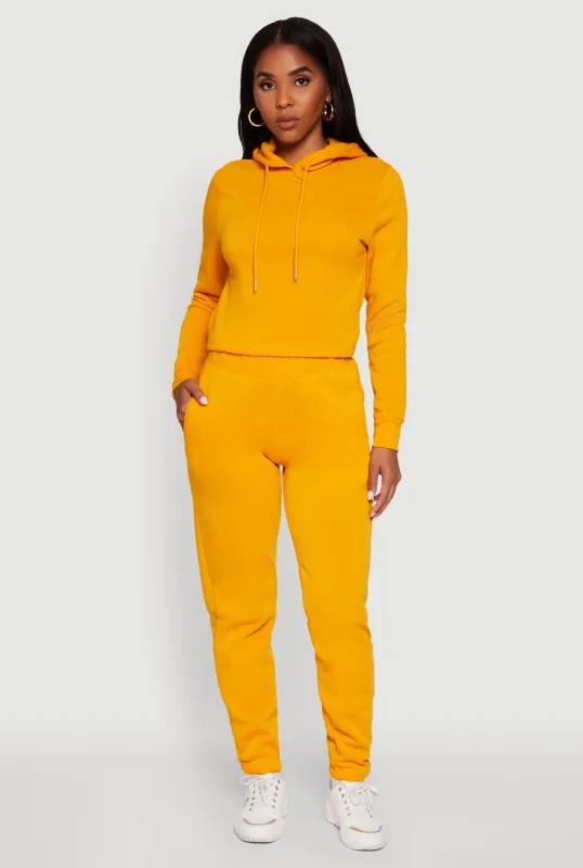 High Waisted Fleece Lined Sweatpants sold by Rainbow