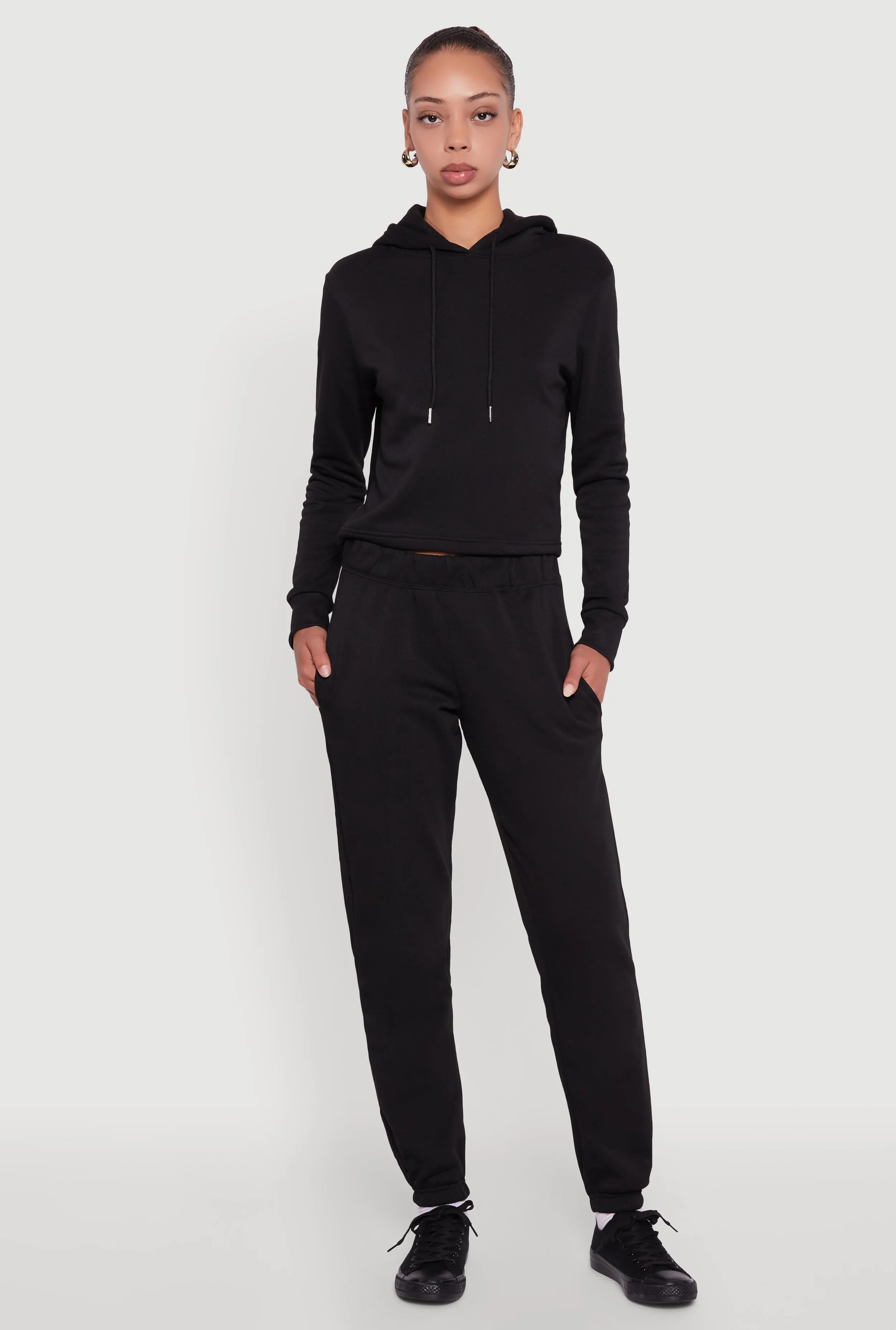 High Waisted Fleece Lined Sweatpants sold by Rainbow