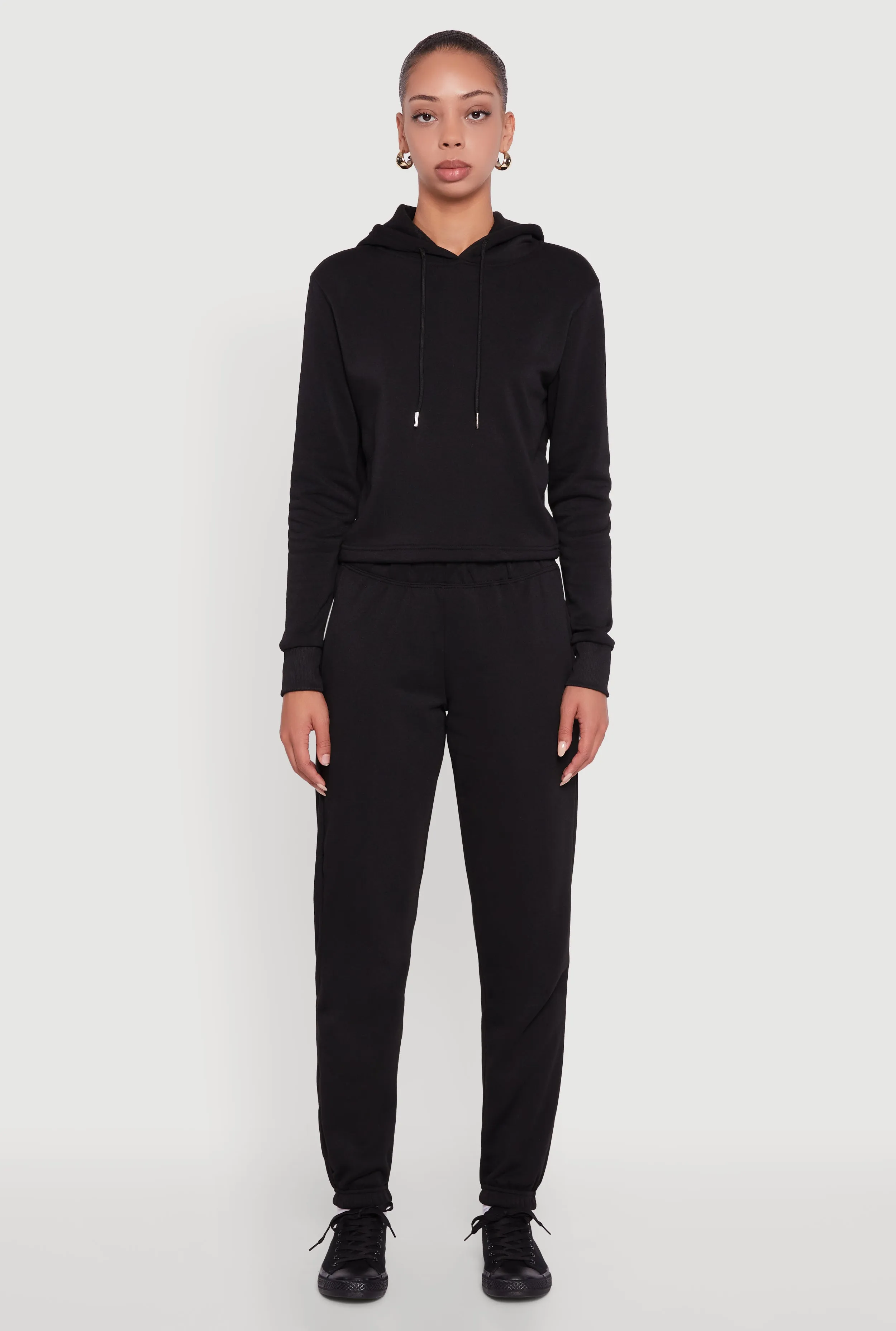 High Waisted Fleece Lined Sweatpants sold by Rainbow product image thumbnail 2