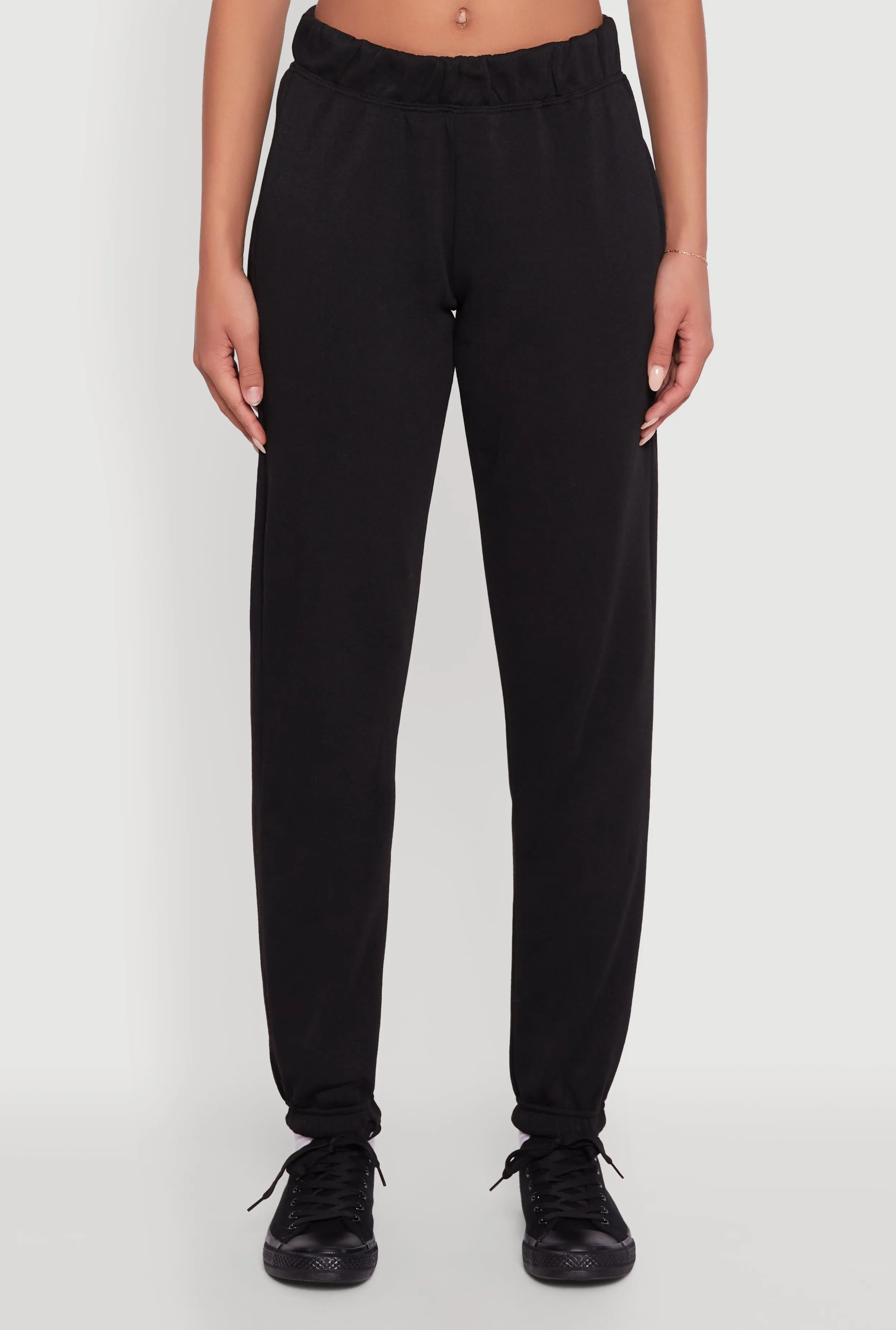 High Waisted Fleece Lined Sweatpants sold by Rainbow product image thumbnail 3