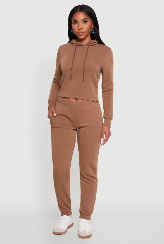 High Waisted Fleece Lined Sweatpants sold by Rainbow