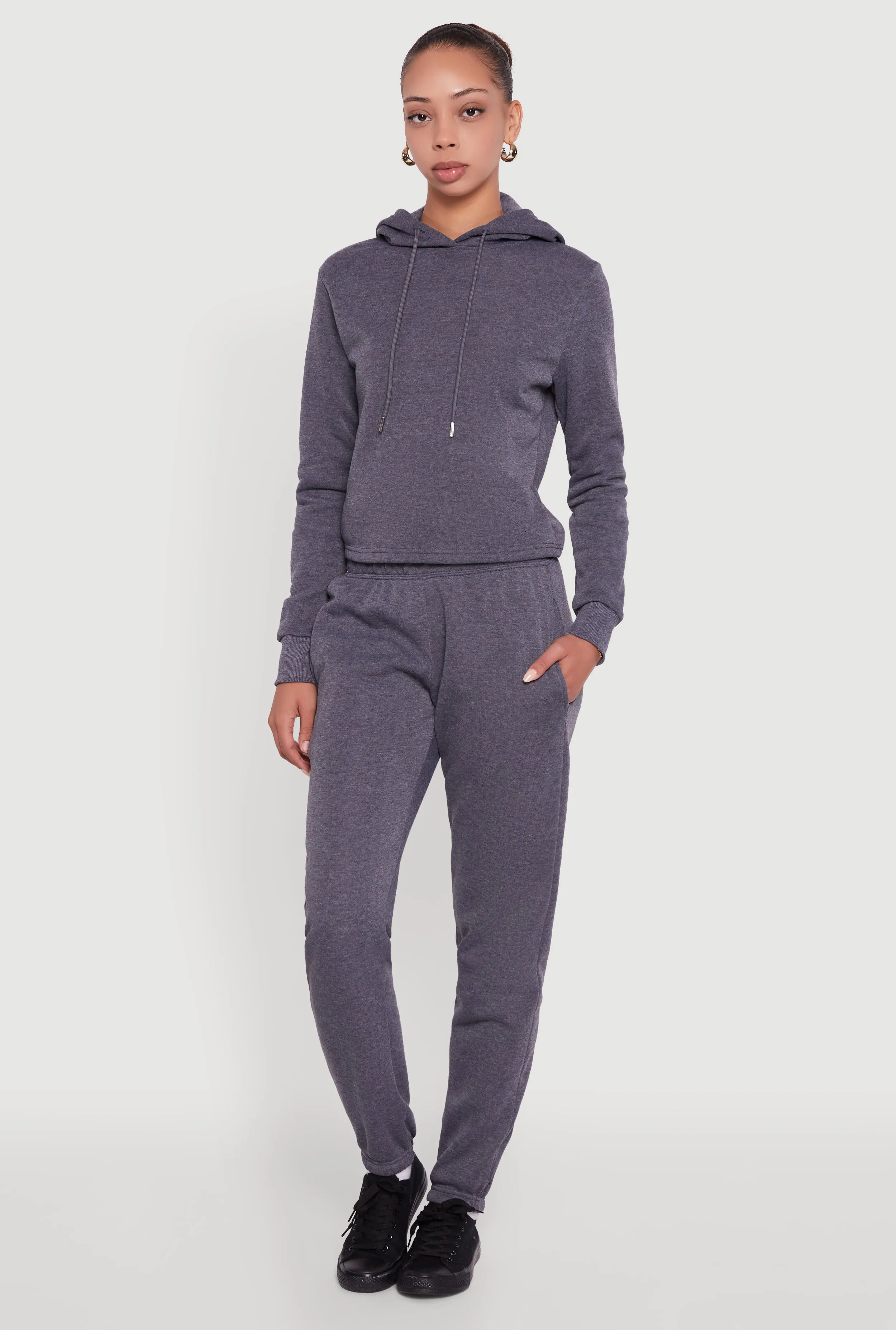 High Waisted Fleece Lined Sweatpants sold by Rainbow