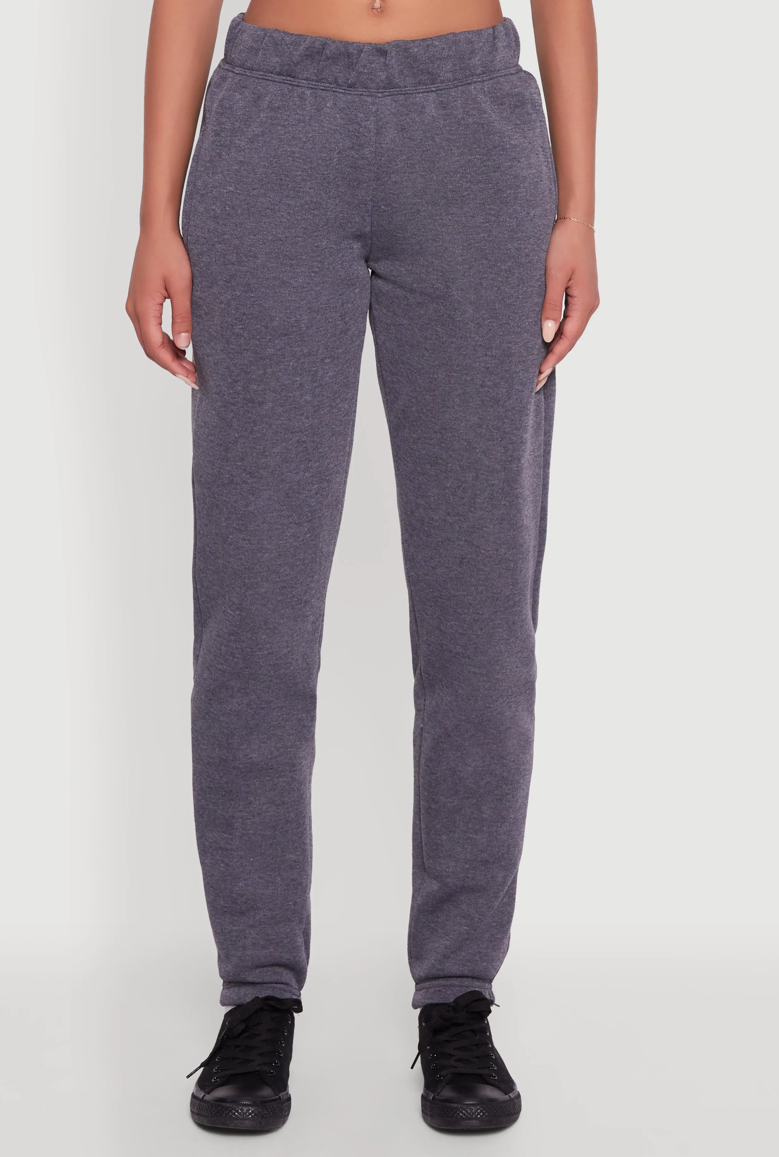 High Waisted Fleece Lined Sweatpants sold by Rainbow product image thumbnail 3