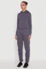 Fleece Lined Cropped Pullover Hooded Sweatshirt sold by Rainbow