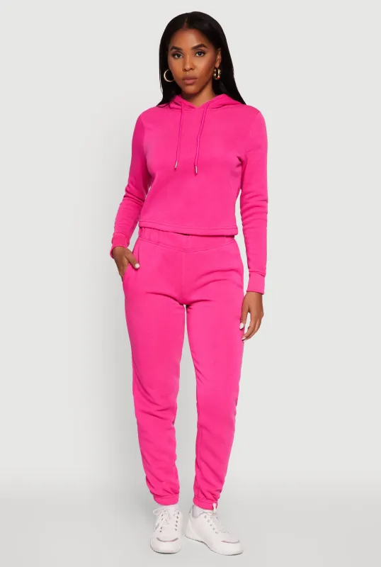 High Waisted Fleece Lined Sweatpants sold by Rainbow