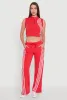 Striped Fleece Lined Wide Leg Sweatpants sold by Rainbow