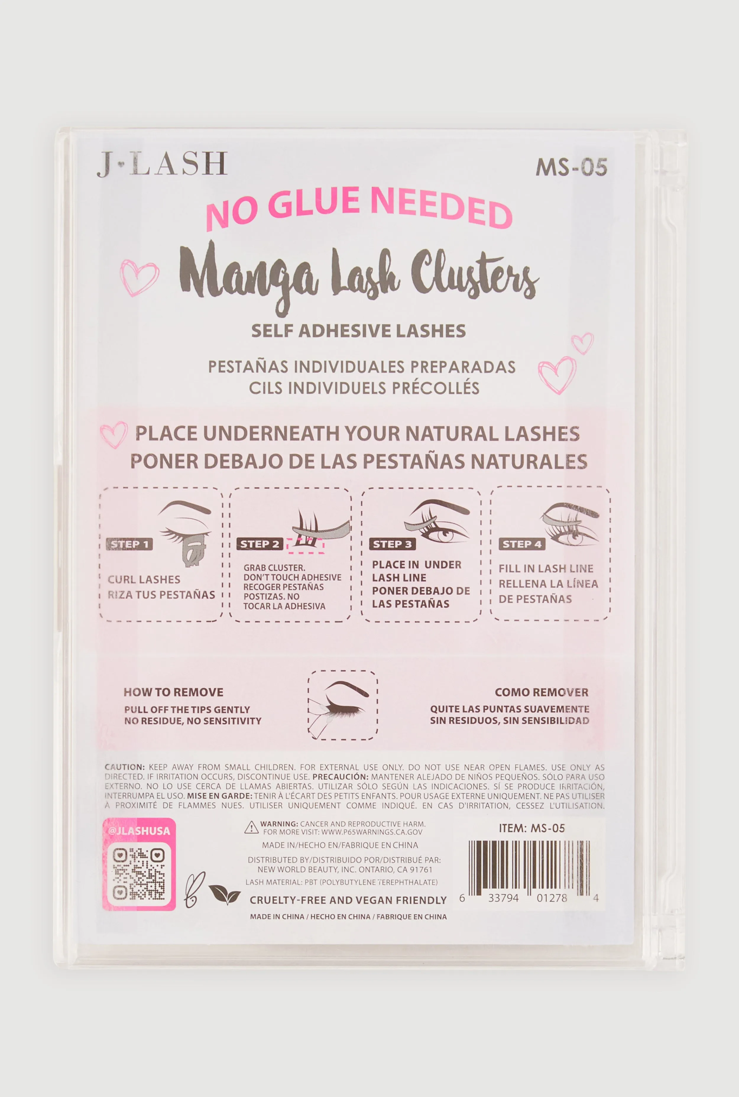 Manga Lash Clusters 48 Pack sold by Rainbow product image thumbnail 2