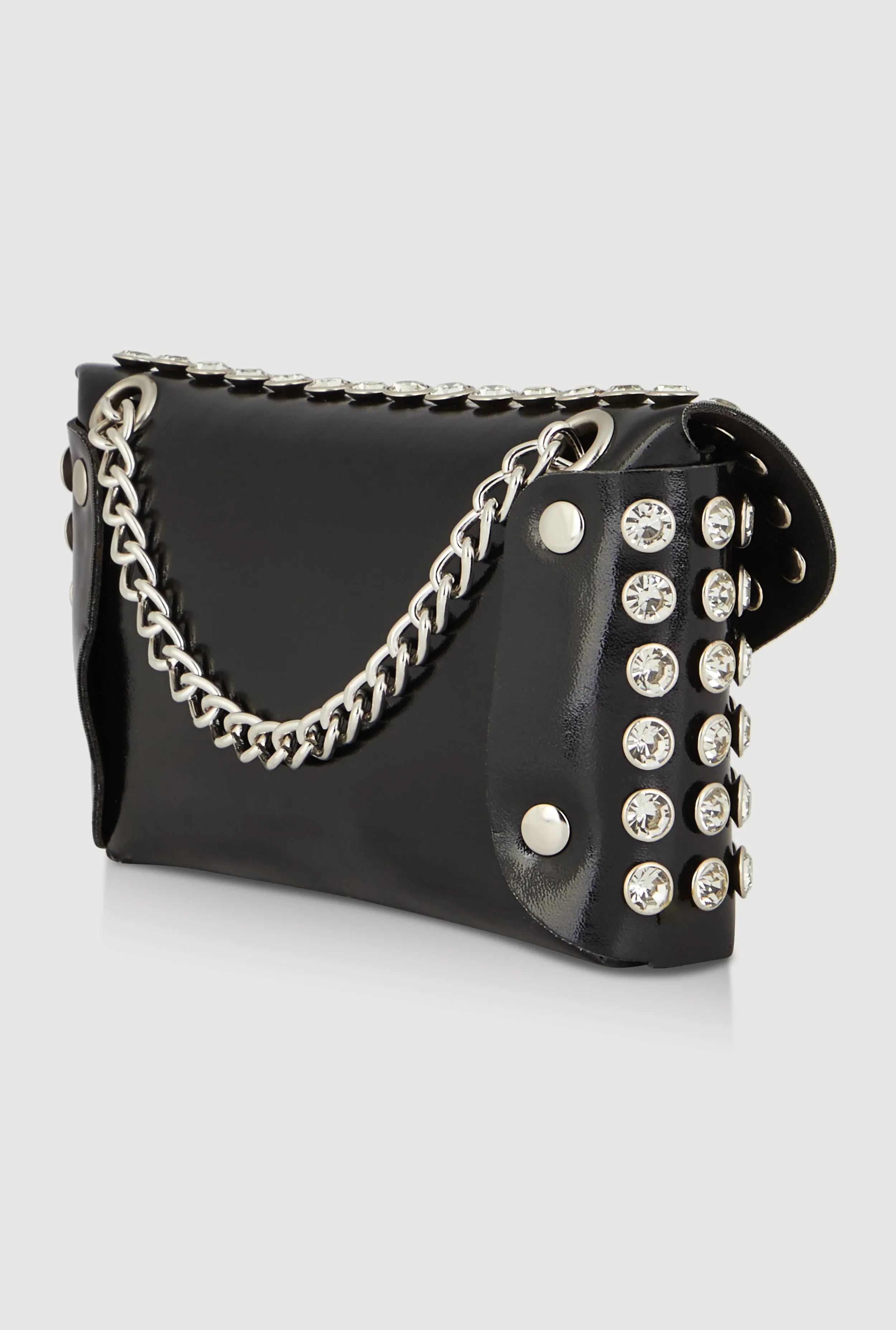 Rhinestone Studded Envelope Clutch sold by Rainbow product image thumbnail 5