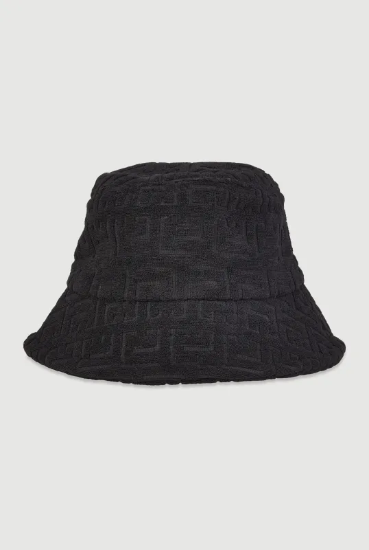 Greek Key Patterned Bucket Hat sold by Rainbow