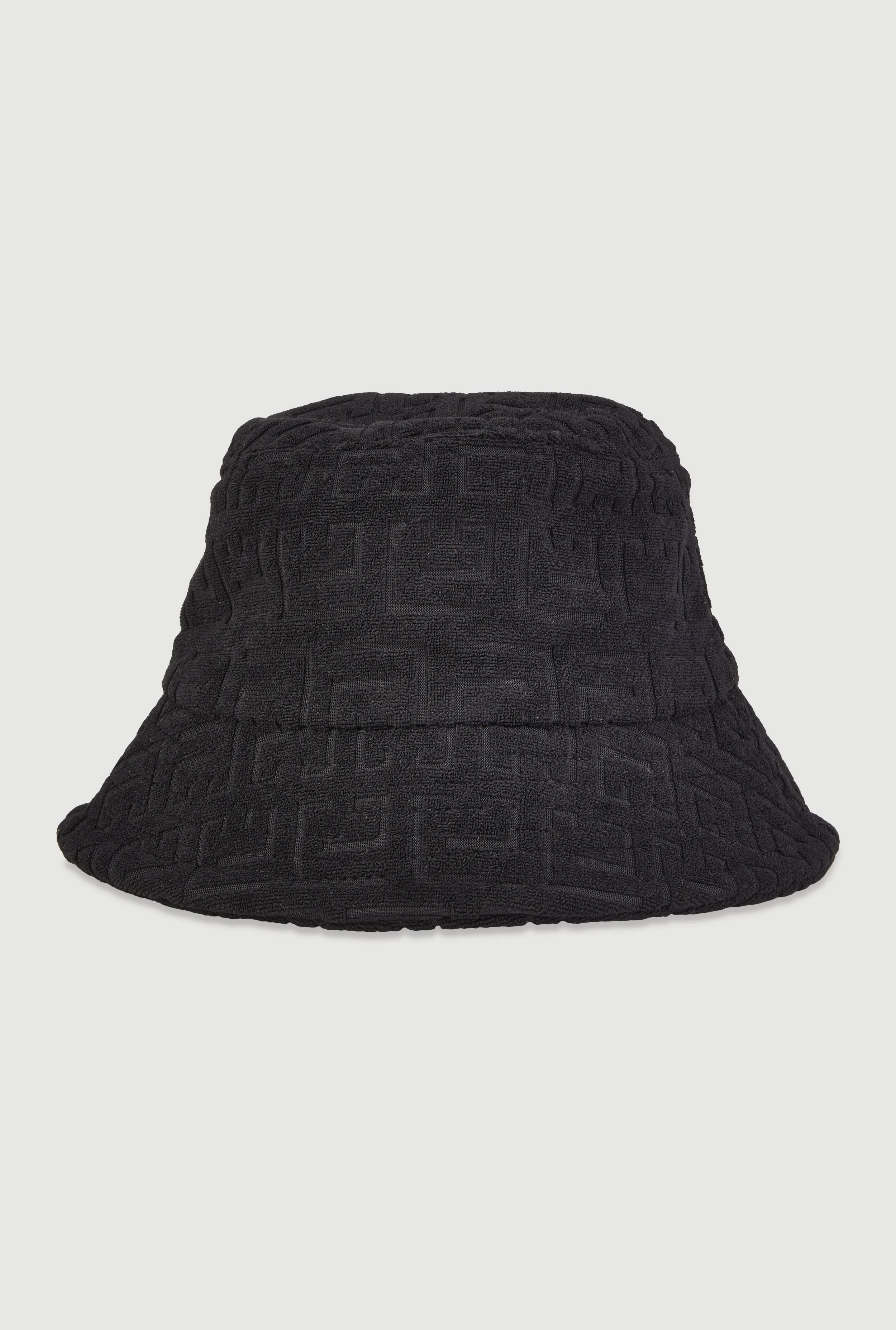 Greek Key Patterned Bucket Hat sold by Rainbow
