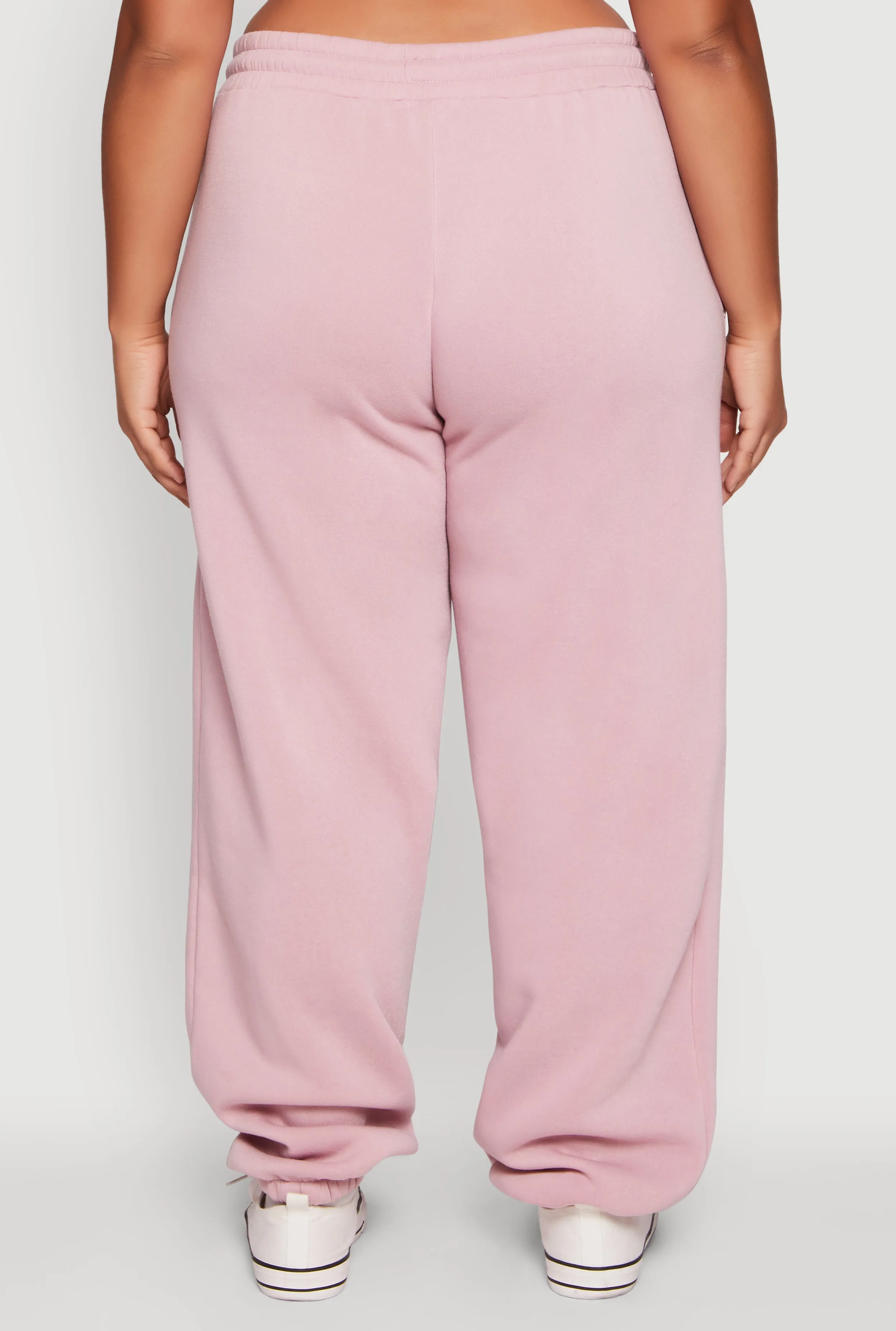 Plus Size Fleece Lined High Waist Joggers sold by Rainbow product image thumbnail 5