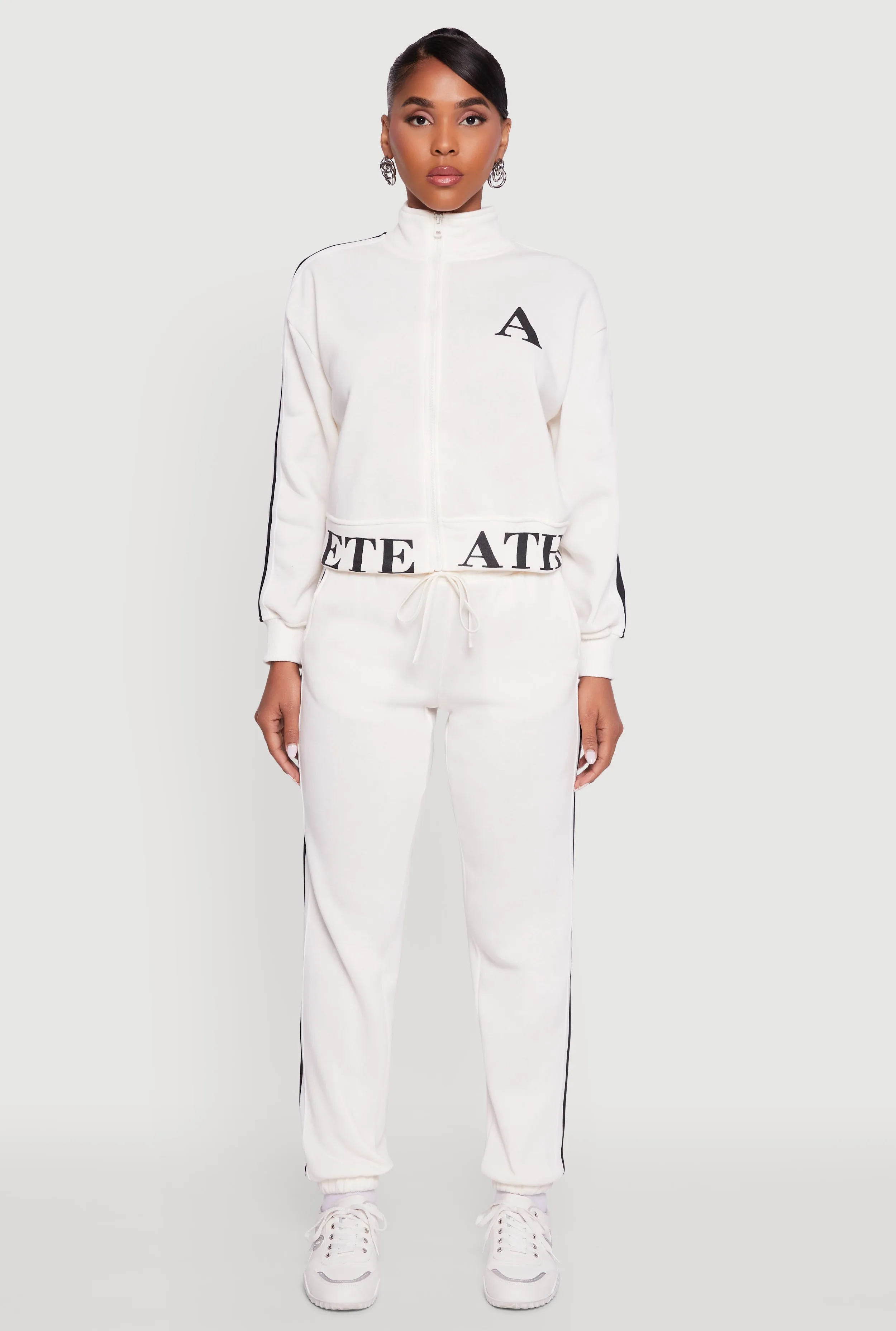 Varsity Stripe Side Drawstring Waist Sweatpants sold by Rainbow product image thumbnail 2