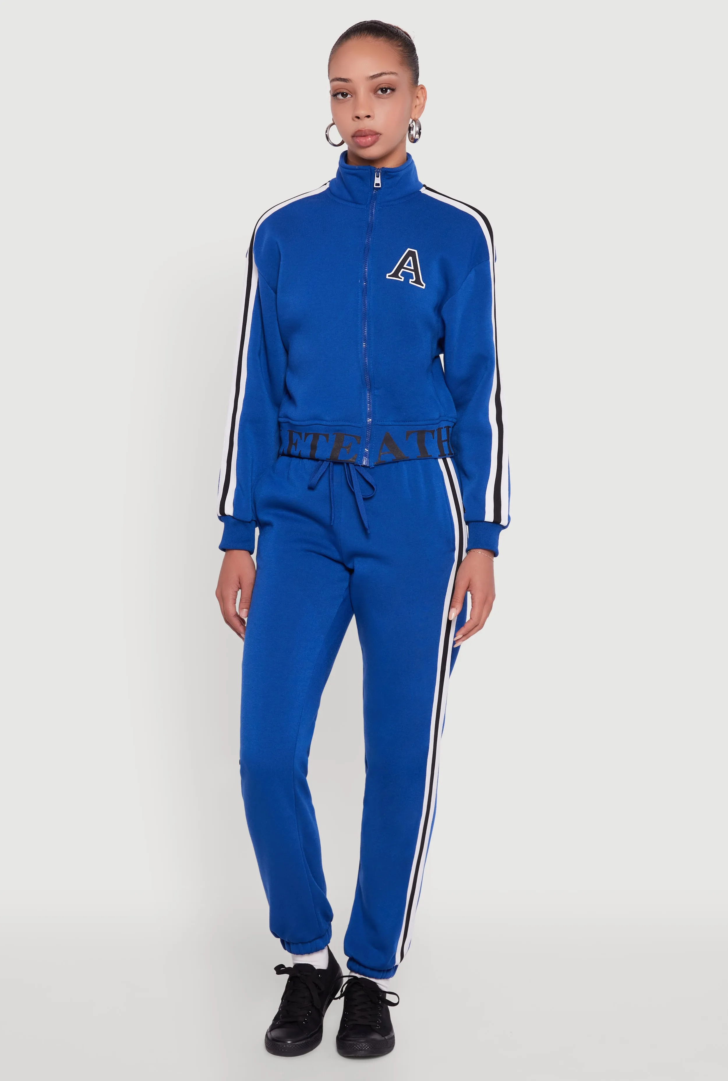 Athlete Graphic Zip Front Sweatshirt sold by Rainbow product image thumbnail 2