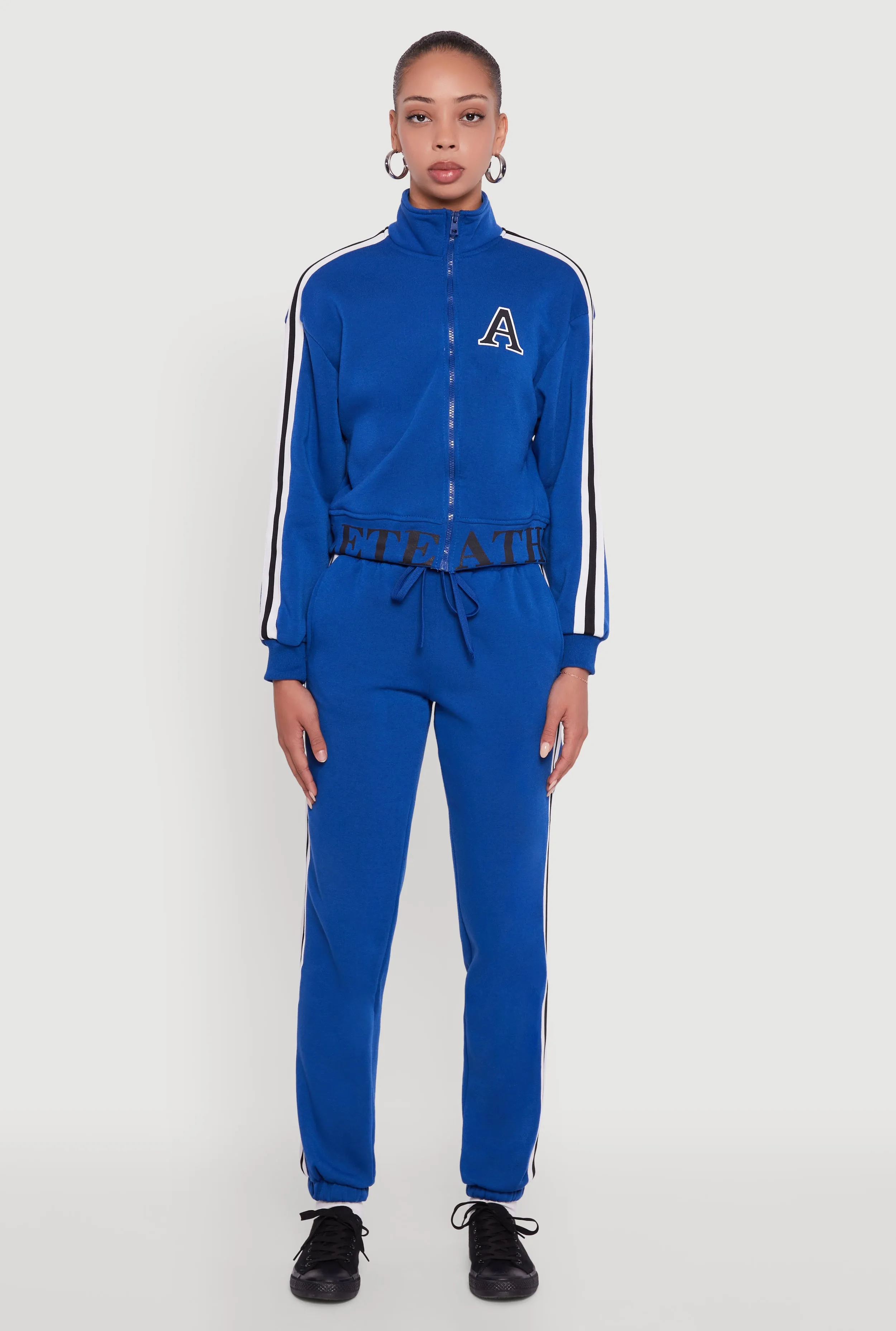 Athlete Graphic Zip Front Sweatshirt sold by Rainbow product image thumbnail 3