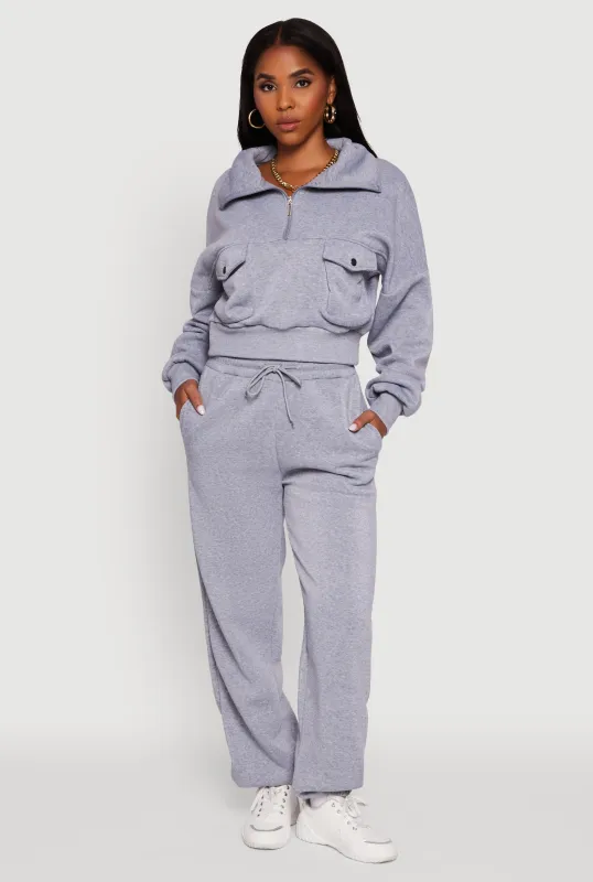 Fleece Lined Oversized High Waisted Joggers sold by Rainbow