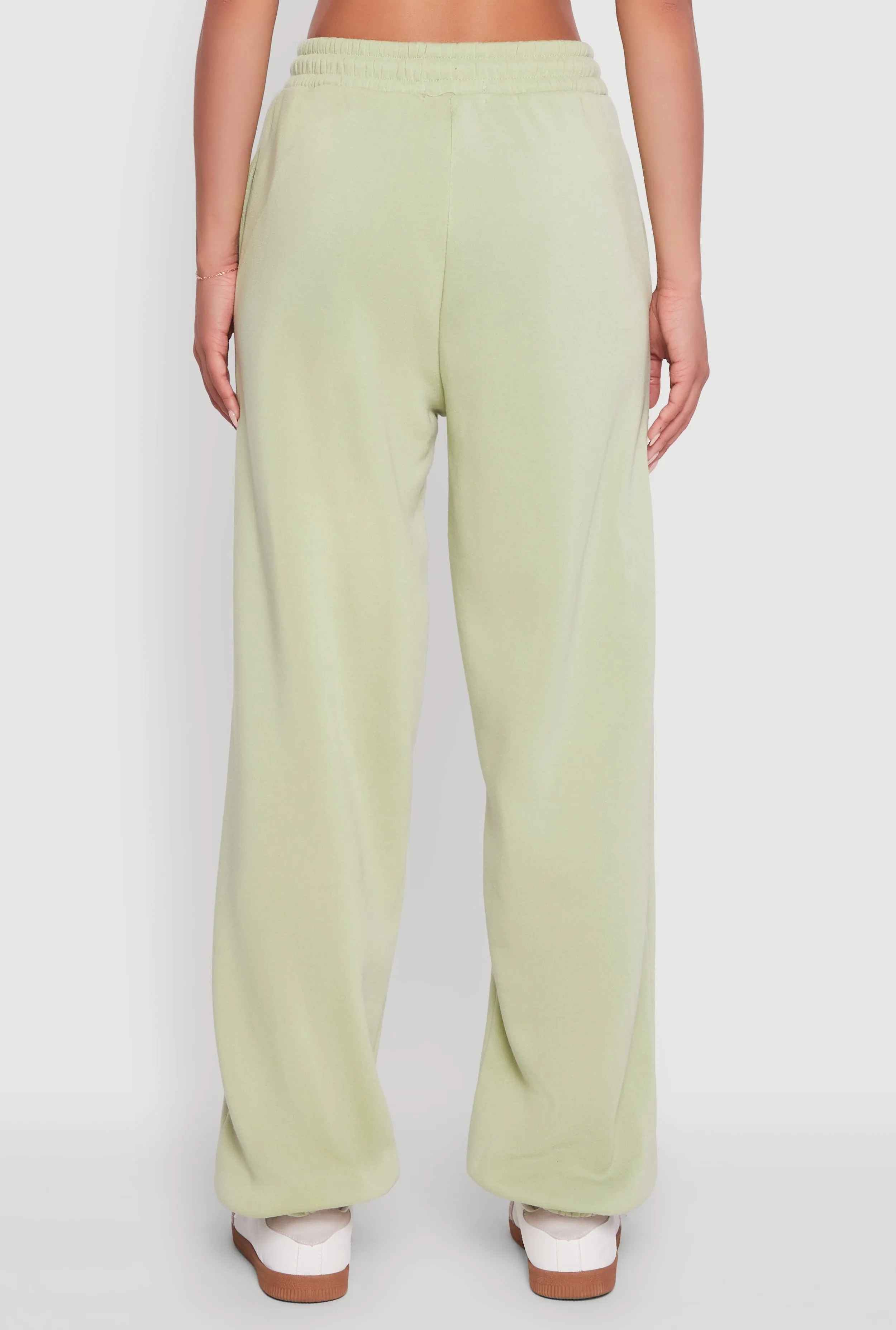 Fleece Lined Oversized High Waisted Joggers sold by Rainbow product image thumbnail 5