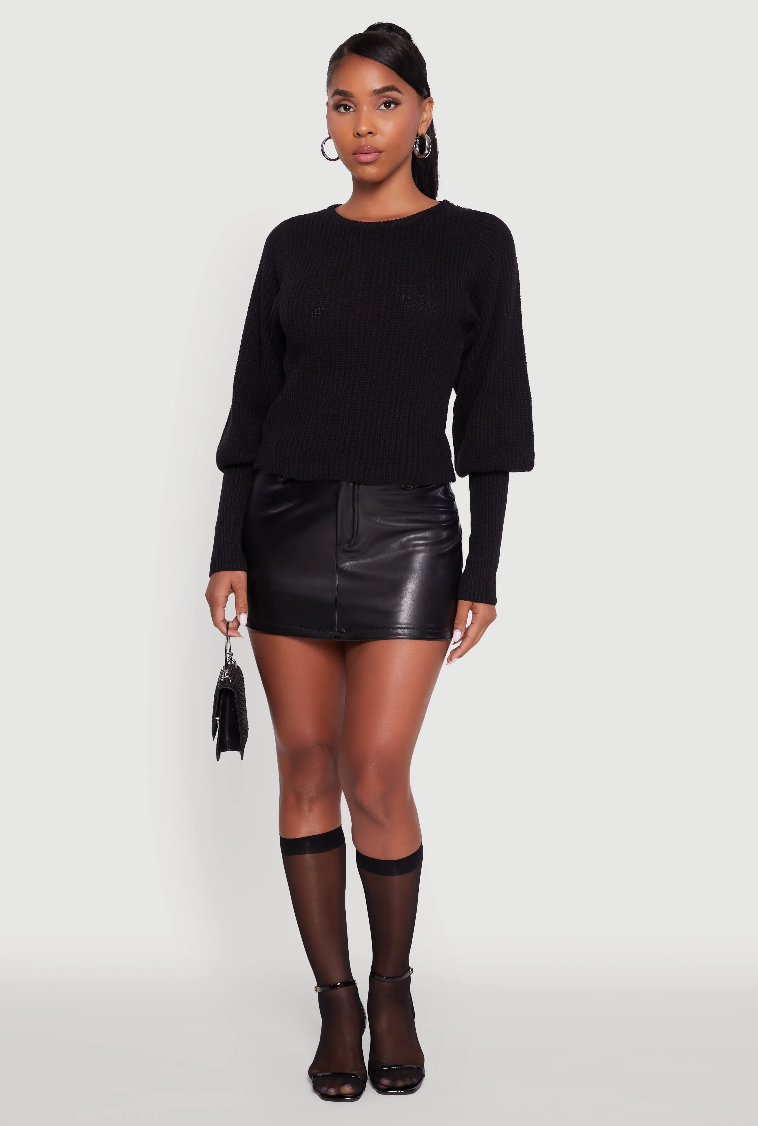 Leg of Mutton Pullover Sweater sold by Rainbow