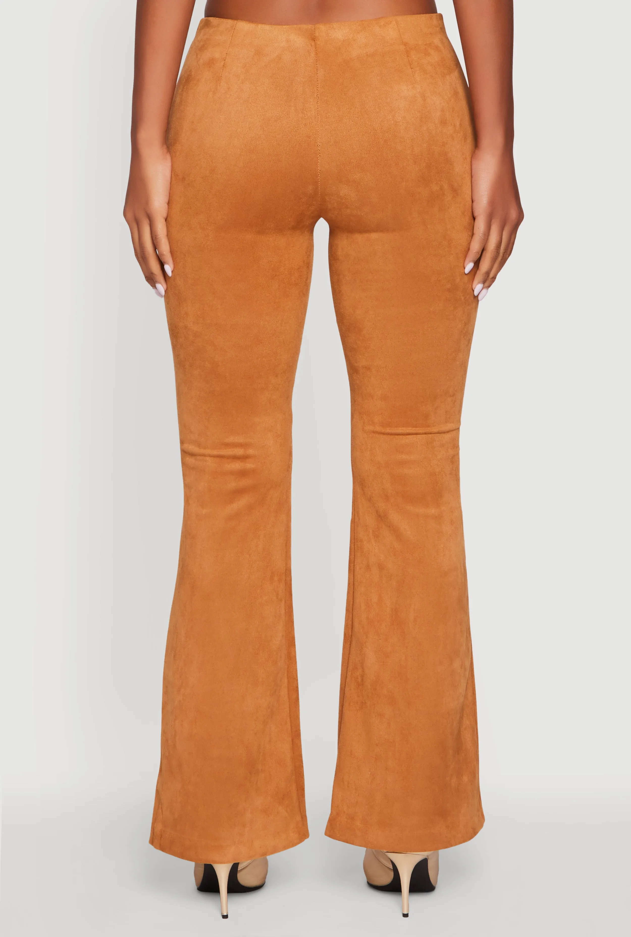 Faux Suede Flare Pants sold by Rainbow product image thumbnail 5