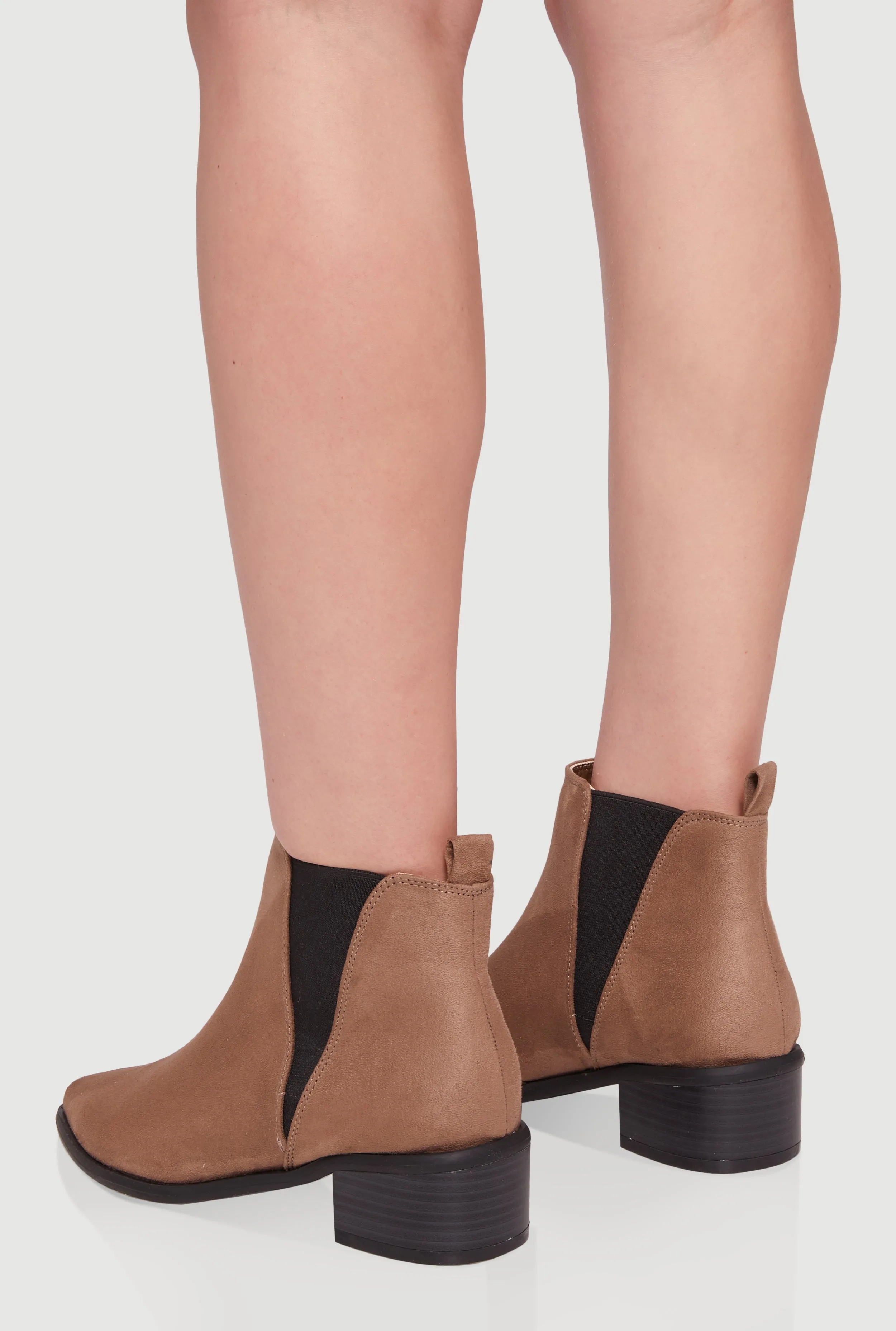 Trendy Pointy Toe Block Heel Chelsea Boots sold by Rainbow product image thumbnail 3