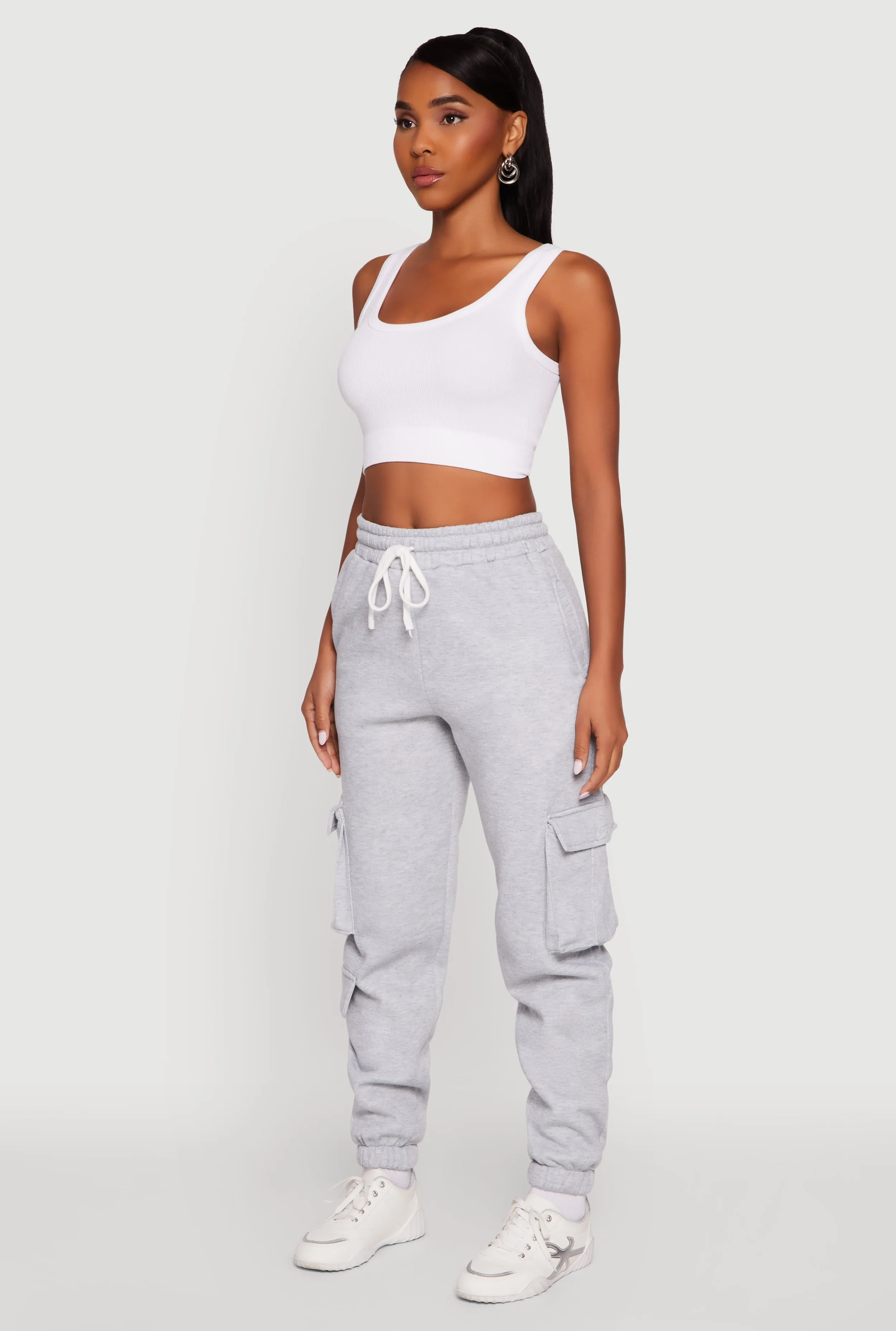 Drawstring Waist Utility Sweatpants sold by Rainbow product image thumbnail 3