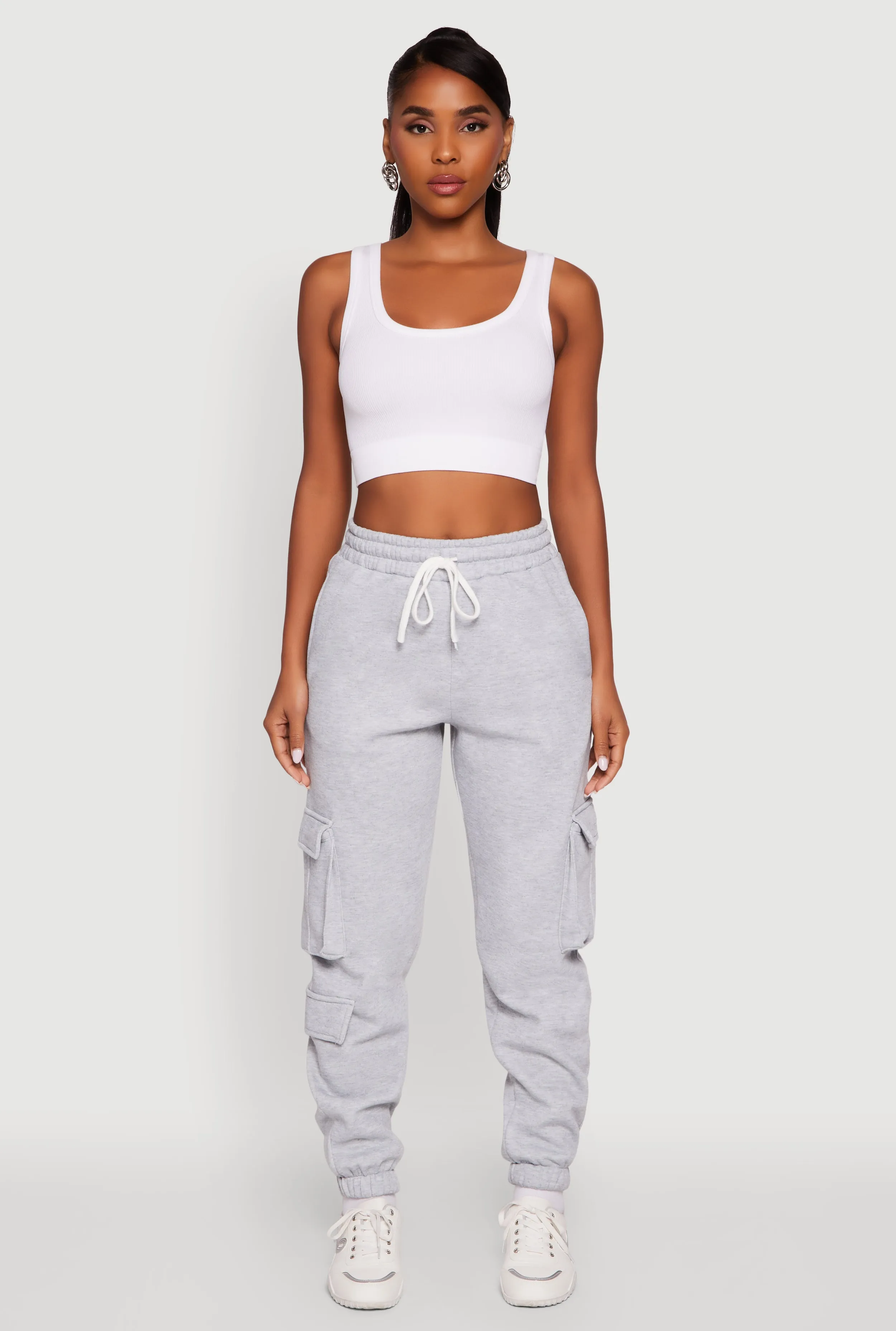 Drawstring Waist Utility Sweatpants sold by Rainbow product image thumbnail 2
