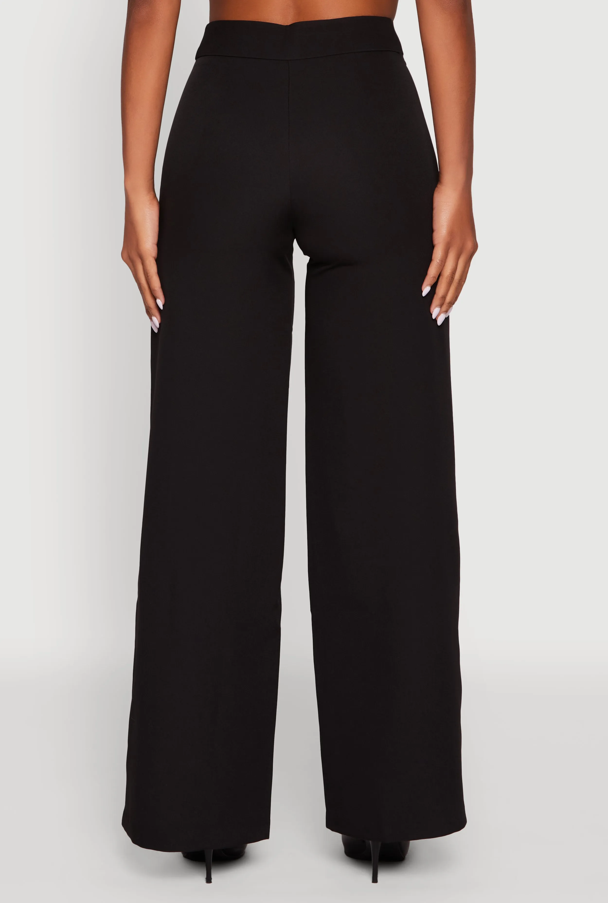 Single Button Wide Leg Dress Pants sold by Rainbow product image thumbnail 5