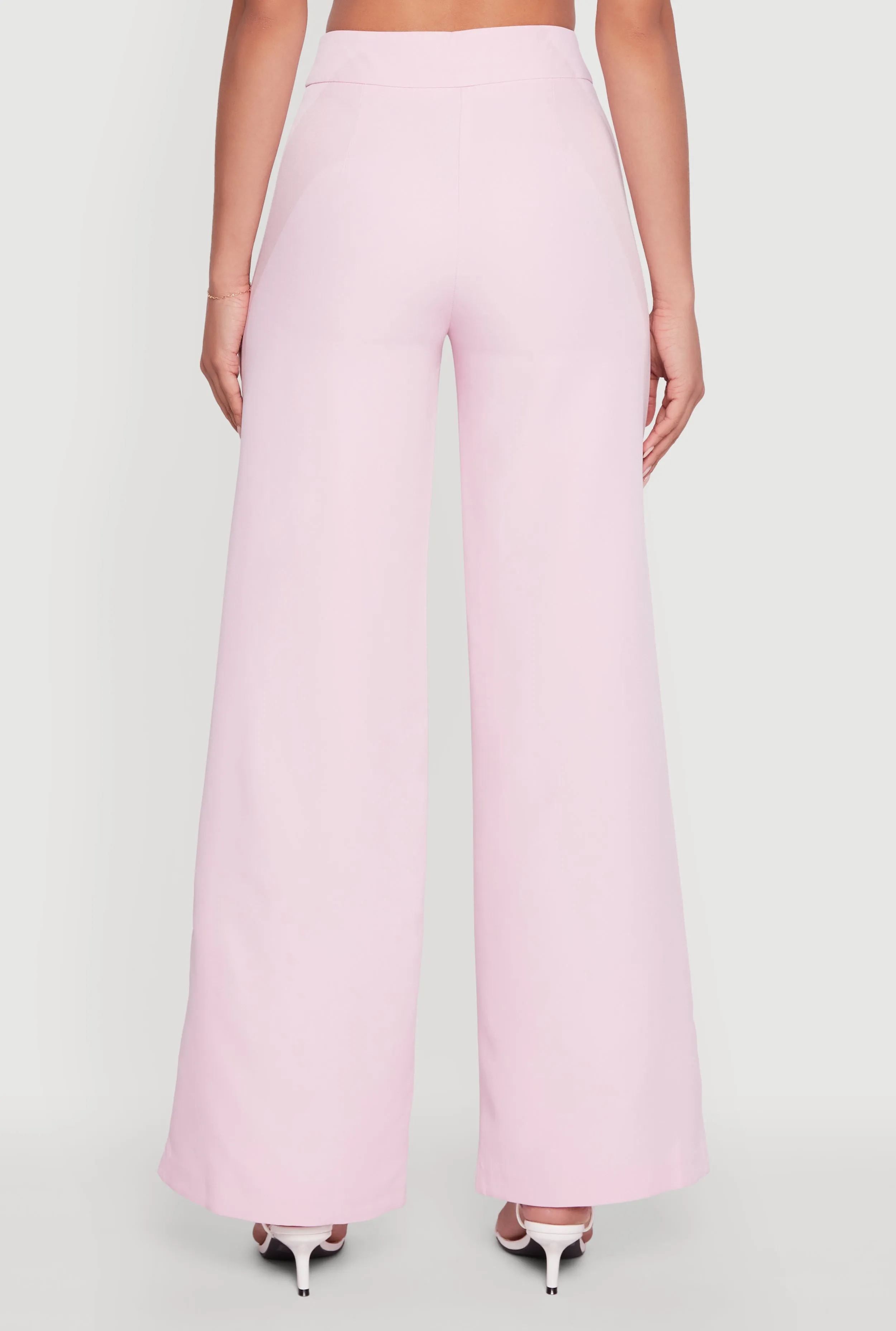 Single Button Wide Leg Dress Pants sold by Rainbow product image thumbnail 5