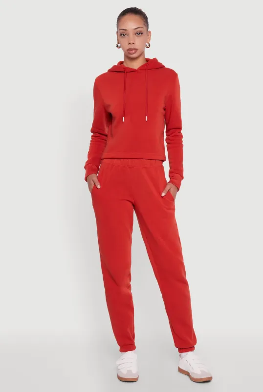 High Waisted Fleece Lined Sweatpants sold by Rainbow