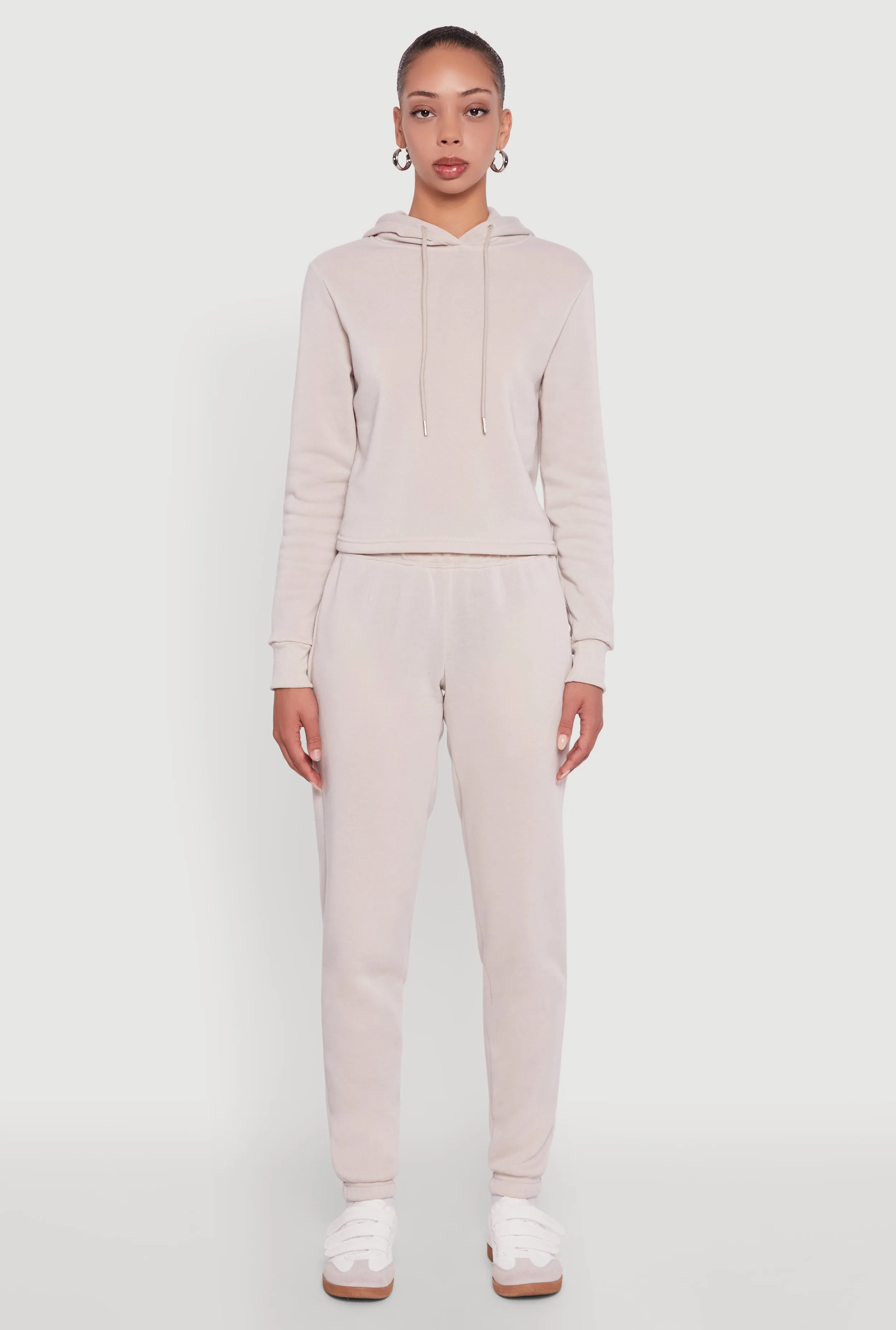 High Waisted Fleece Lined Sweatpants sold by Rainbow product image thumbnail 2